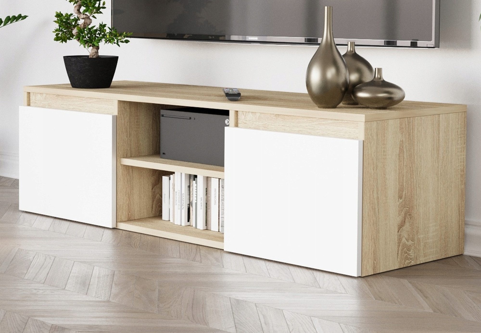 Home Collective TV-Schrank Lowboard Fernsehschrank mit günstig online kaufen