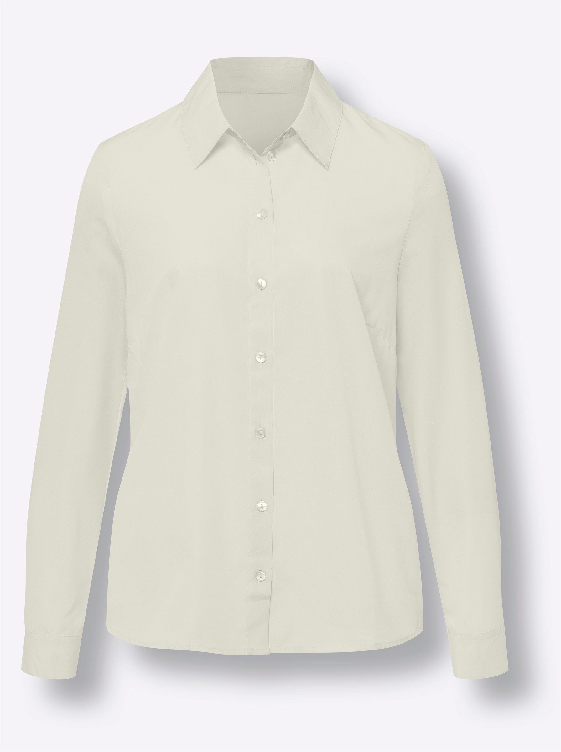 Sieh an! Klassische Bluse Langarm-Bluse günstig online kaufen