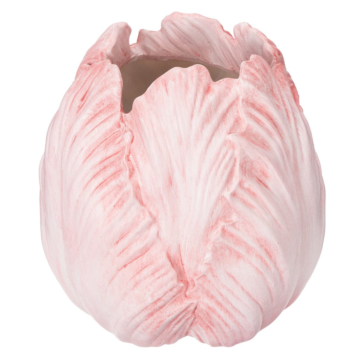 Viana Übertopf Dekovase mit Tulpenmotiv für elegante Tischdekoration im, 2 Stück