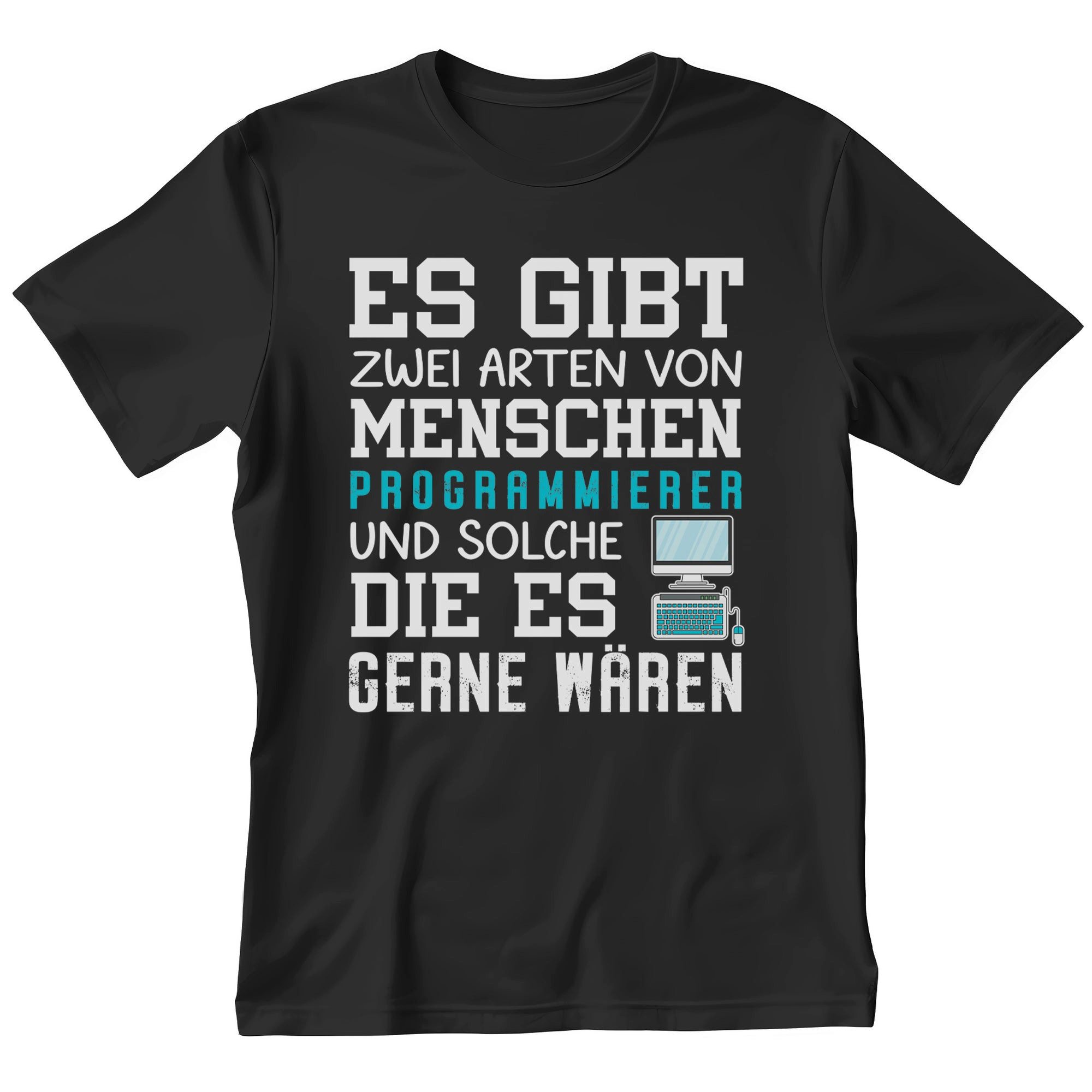 T-Shirt Programmierer Geschenk Männer Spruch Beruf Studium Abschluss