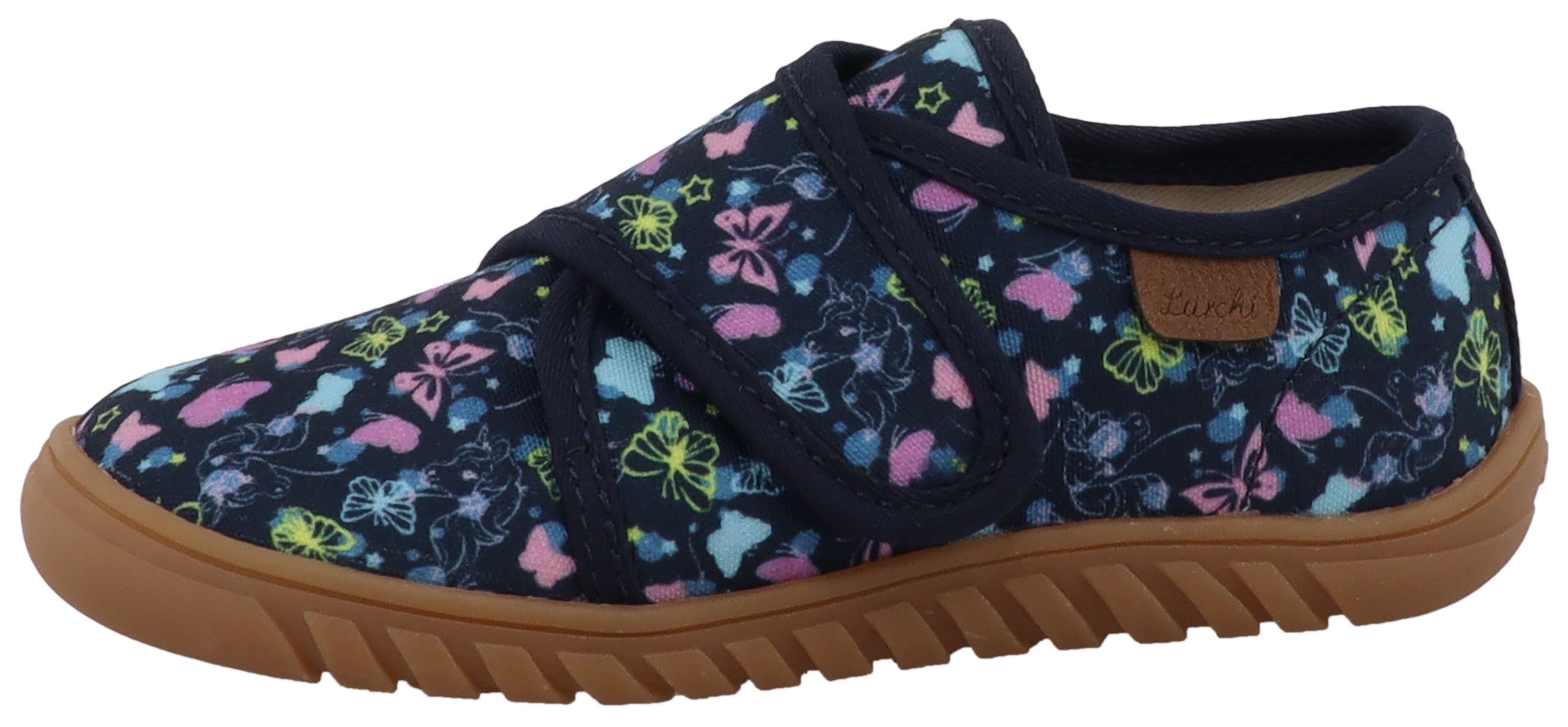 Lurchi Bibu 2 Barefoot Barfußschuh Klettschuh, Kinderschuh mit süßem Motiv, Größenschablone zum Download