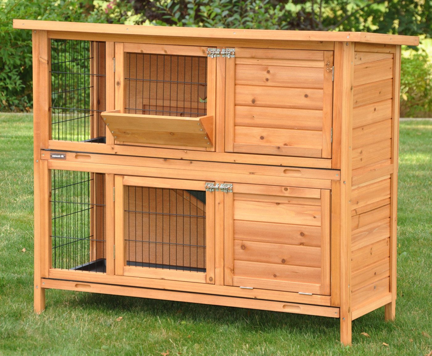 nanook Kleintierkäfig Kleintierstall Cookie natur 122 x 101 x 50 cm