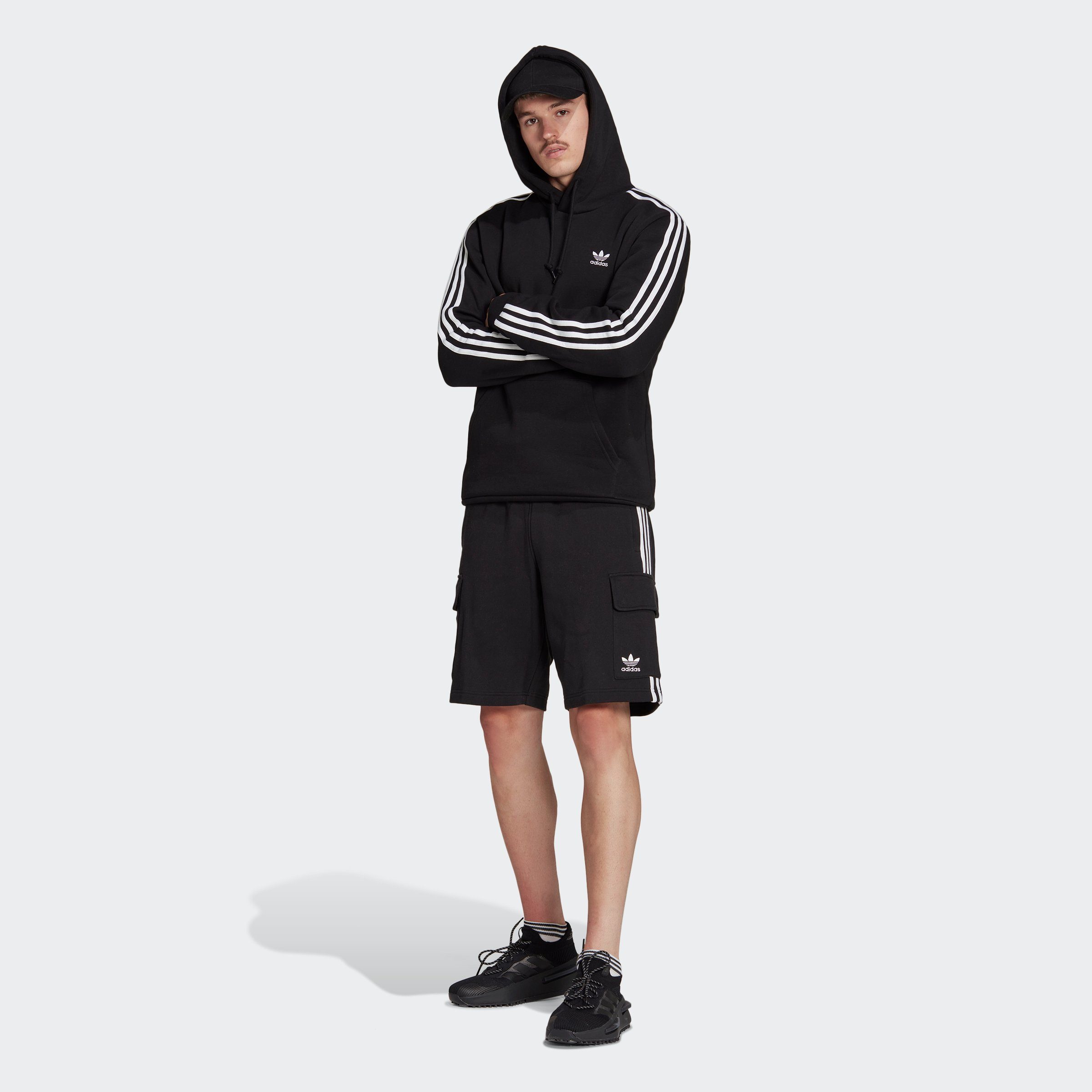 adidas Originals Shorts ADICOLOR (1-tlg) Black CLASSICS 3STREIFEN CARGOSHORTS