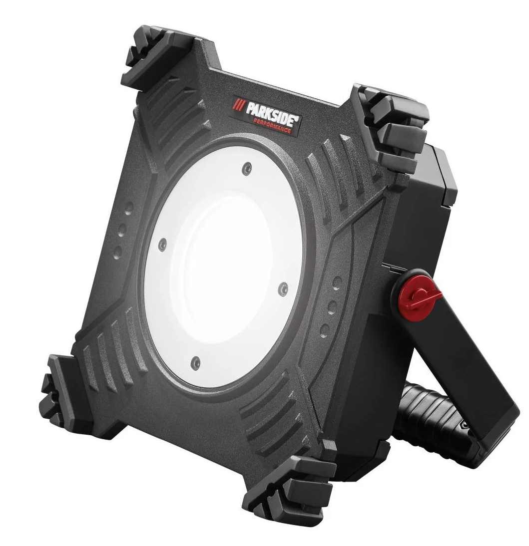 Parkside LED Baustrahler Akku-LED-Bauleuchte PBSTA 20-Li, 20 V, ohne Akku und Ladegerät