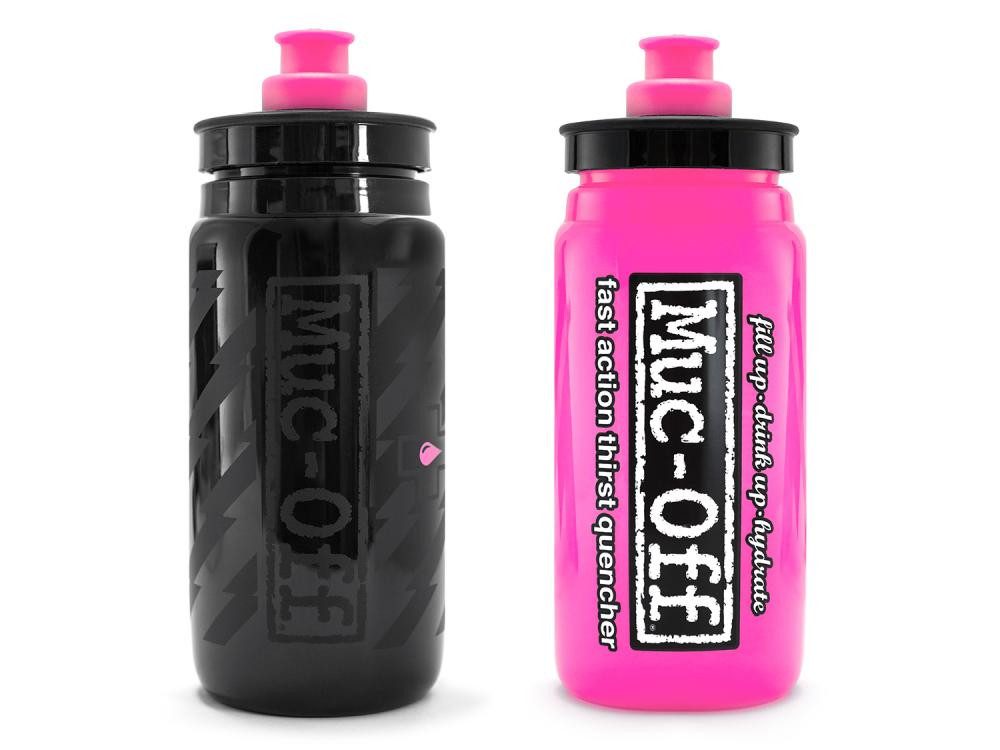 Muc-Off Trinkflasche Muc Off Elite Custom Fly Water Bottle 550ml, pink, 500