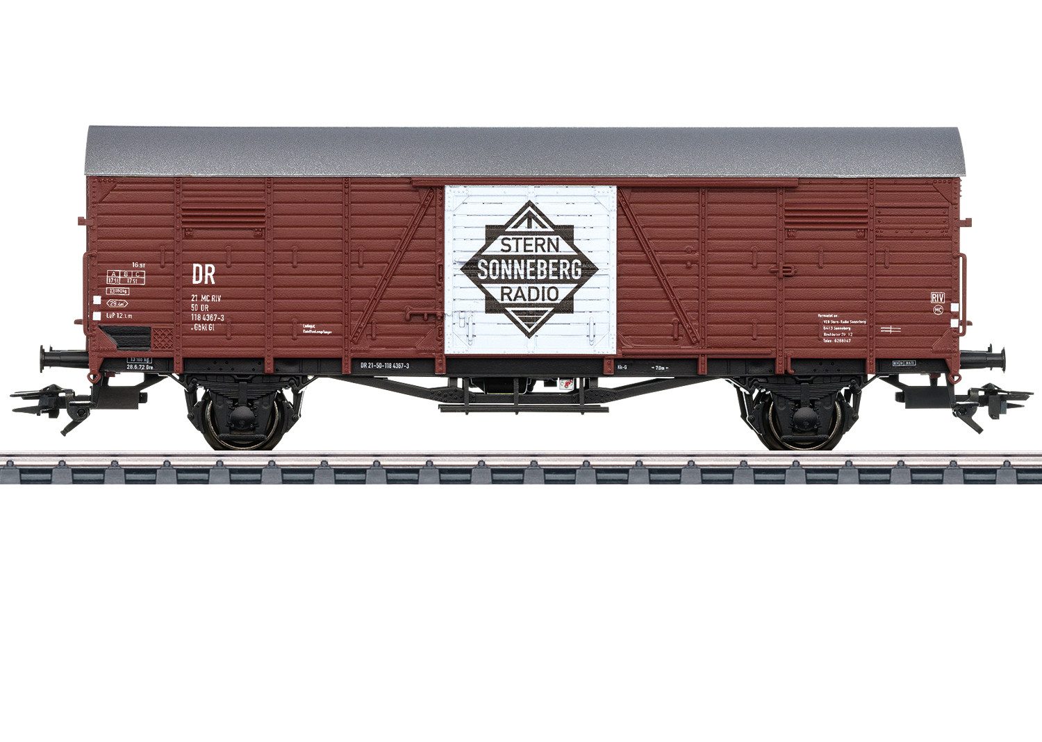 Modelleisenbahn-Set MHI Märklin 46152 H0 Gedeckter Güterwagen Gbkl VEB DR AC