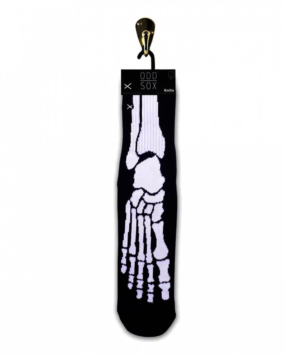 & Gothics Strick Horror-Shop Socken Dekofigur Skelett für Halloween
