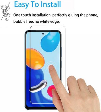 MSM Schutzfolie 2X Schutzglas Glasfolie für Xiaomi Redmi Note 11 / 11S Display Panzerfolie Full 9H