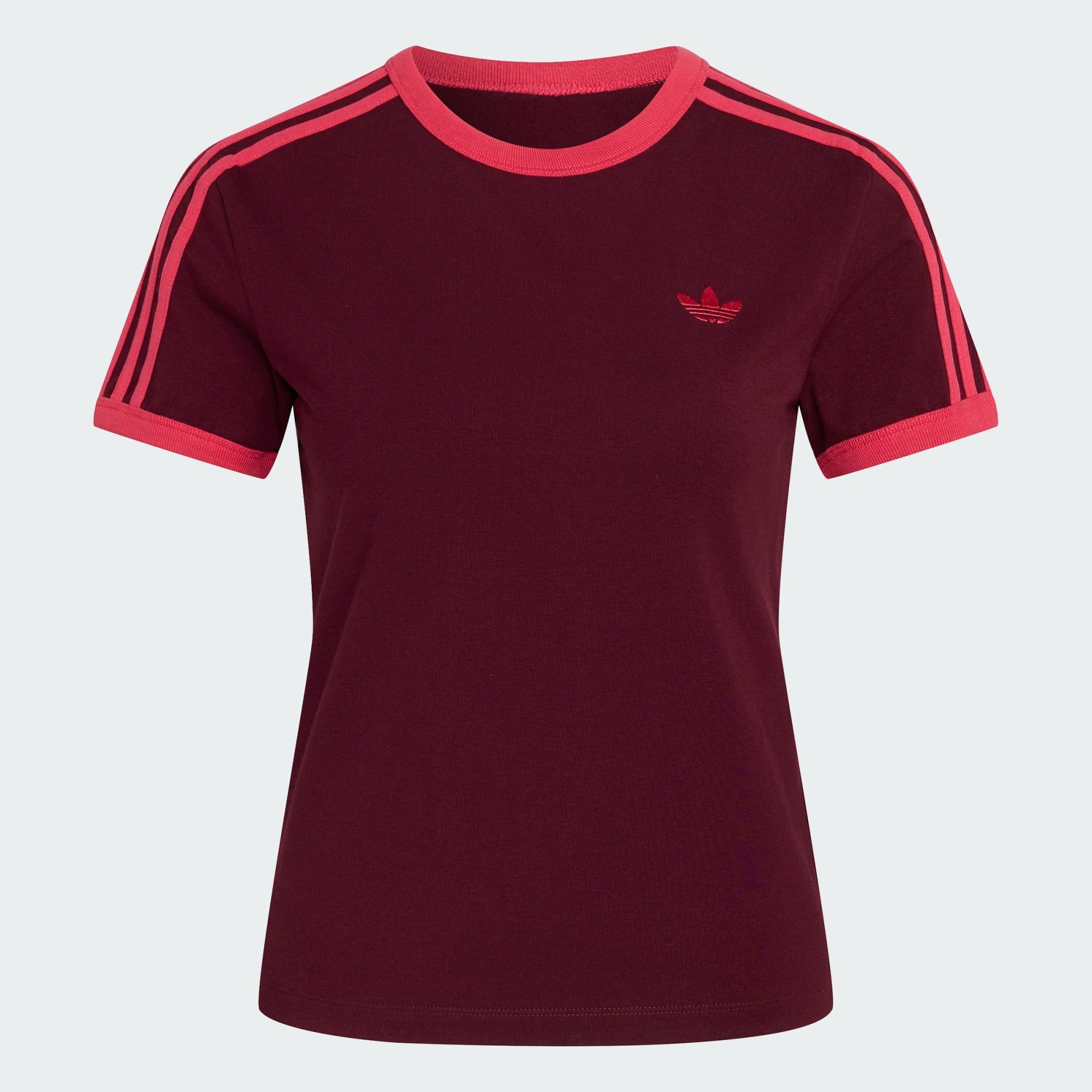 adidas Originals T-Shirt 3-STREIFEN T-SHIRT, SCHMAL GESCHNITTEN (1-tlg)