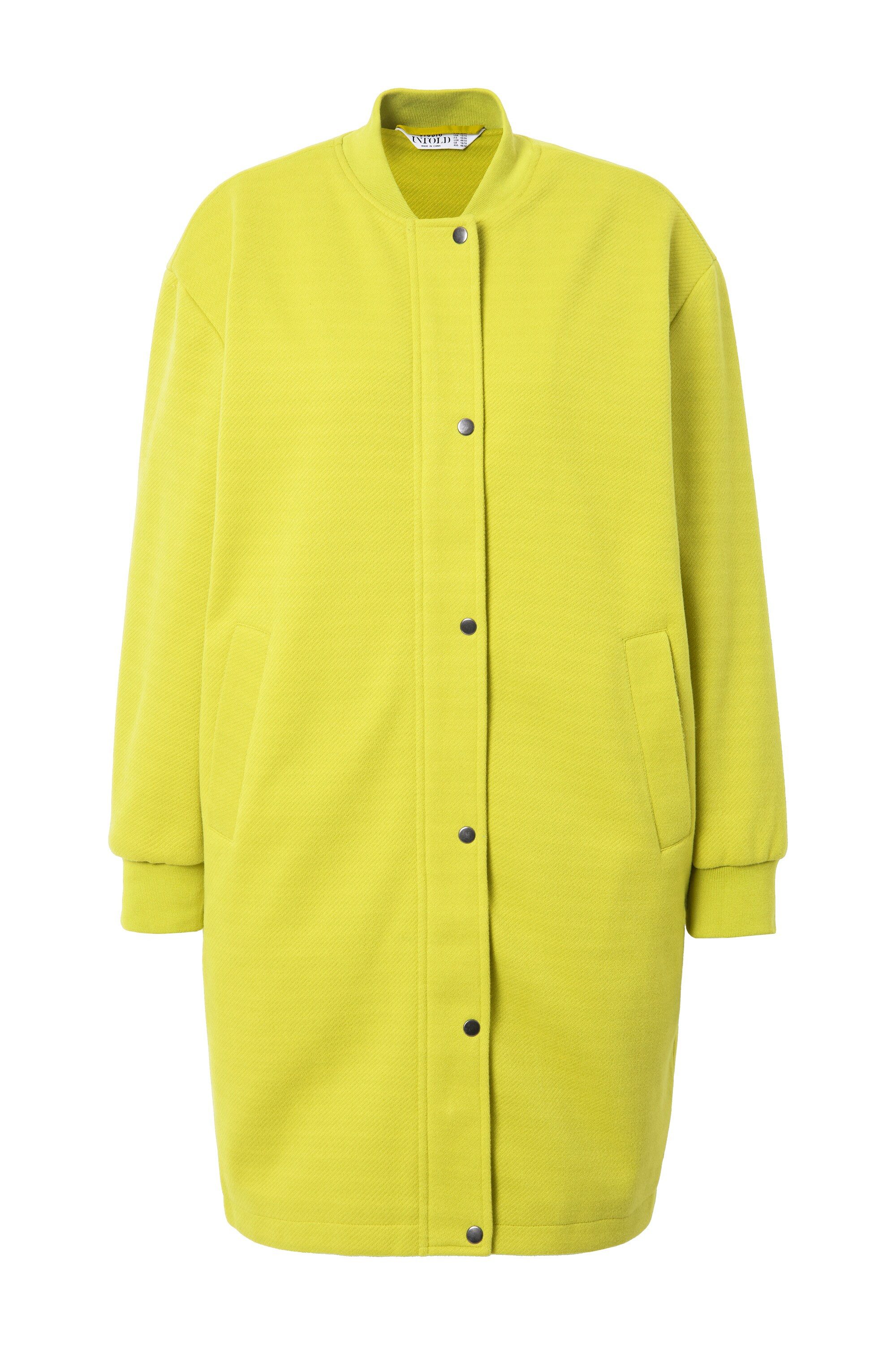 Studio Untold Kurzjacke Long-Bomberjacke oversized Collegekragen günstig online kaufen