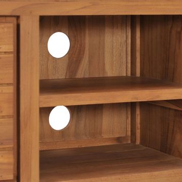 vidaXL TV-Schrank TV-Schrank 110 x 30 x 40 cm Teak Massivholz