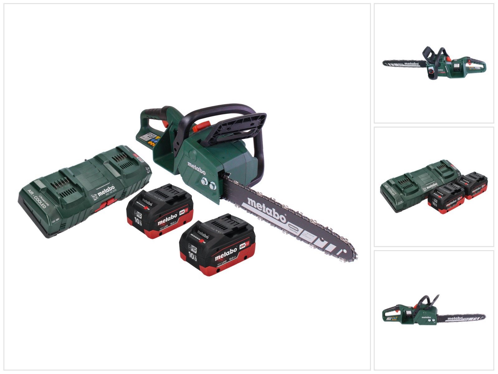 metabo Benzin-Kettensäge MS 36-18 LTX BL 40 Akku Kettensäge 36 V (2x 18 V) 40 cm 22 m/s Brus