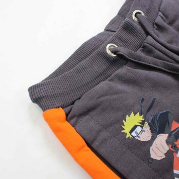 Naruto Shorts Naruto Shippuden Kinder Jungen Shorts 100% Baumwolle Gr. 110 bis 152