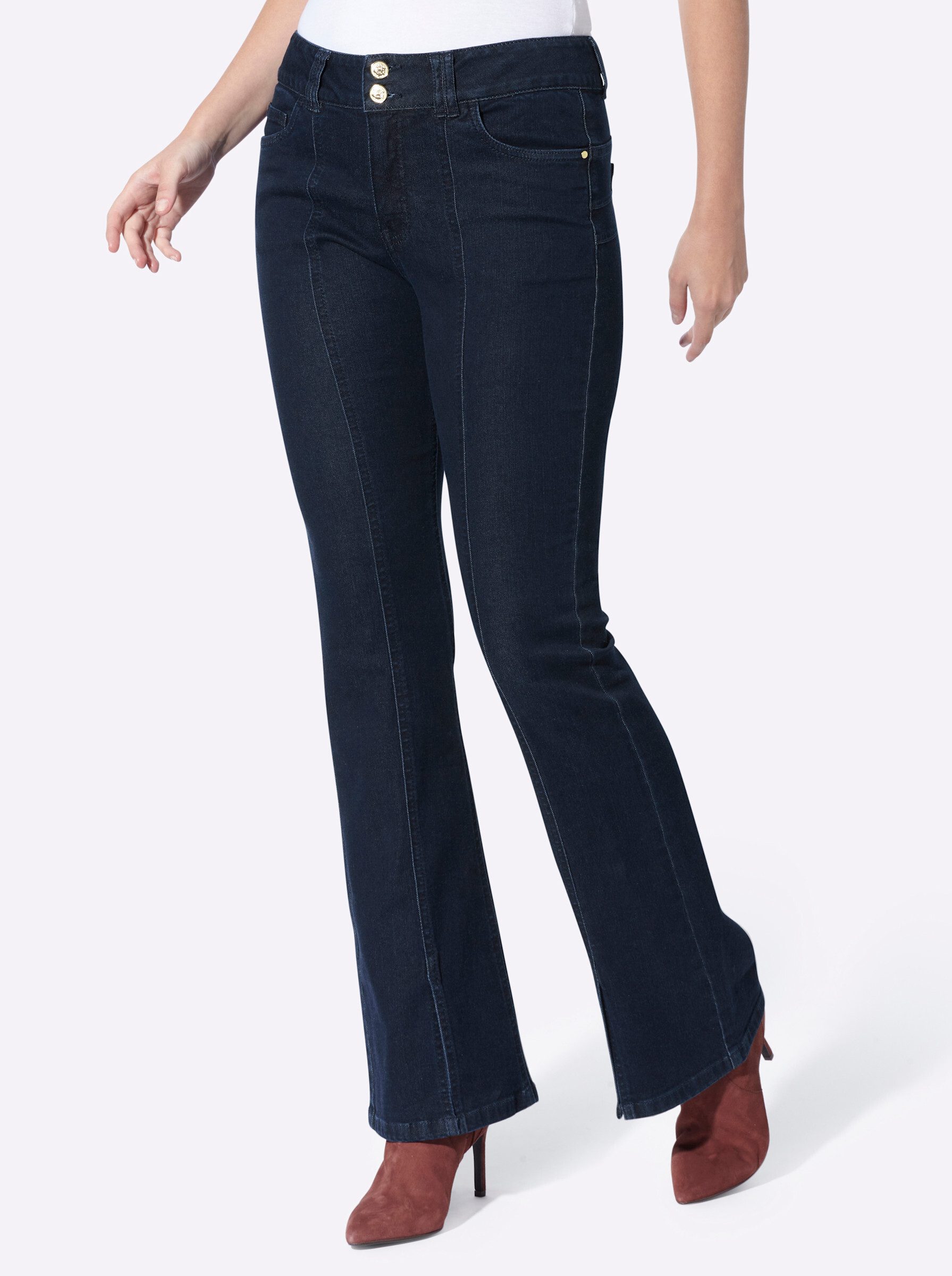 Bequeme Jeans Push-up-Jeans normal