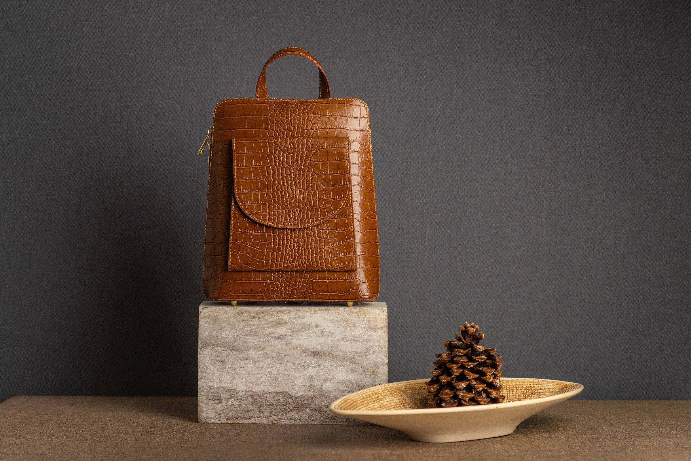 Cluty Cityrucksack, echt Leder, Made in günstig online kaufen