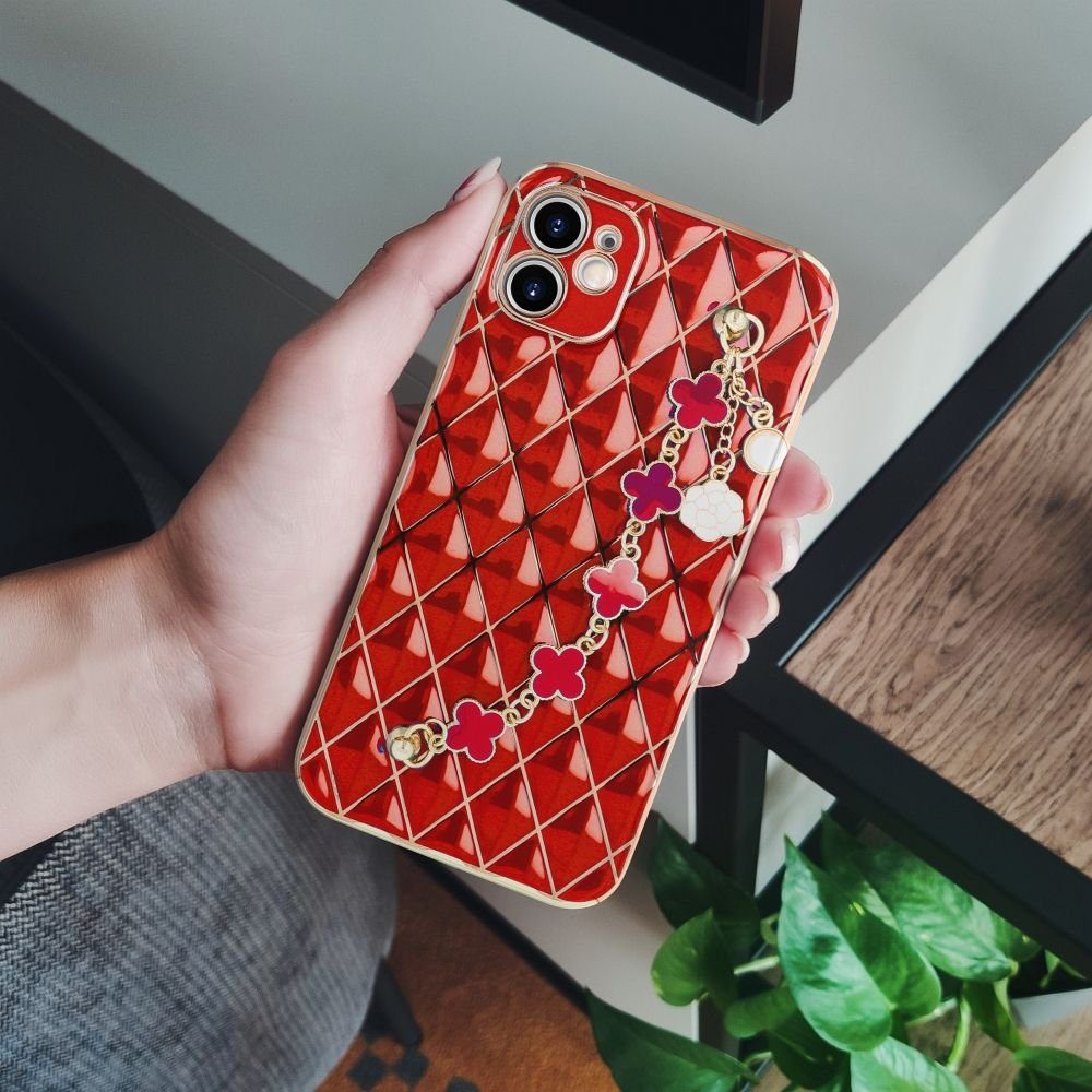 cofi1453 Handyhülle Schutzhülle Handy Hülle Trend Case mit einer Kette 6,5 Zoll, Case Cover Schutzhülle Bumper