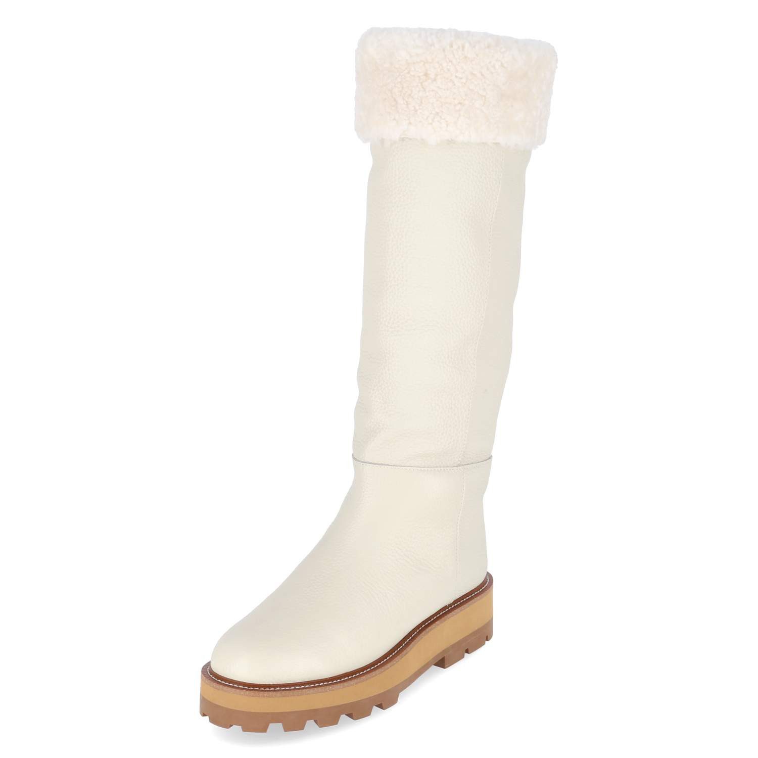 Australia Luxe Collective Australia Luxe TIT402BL-CR Damen Glattleder beige günstig online kaufen