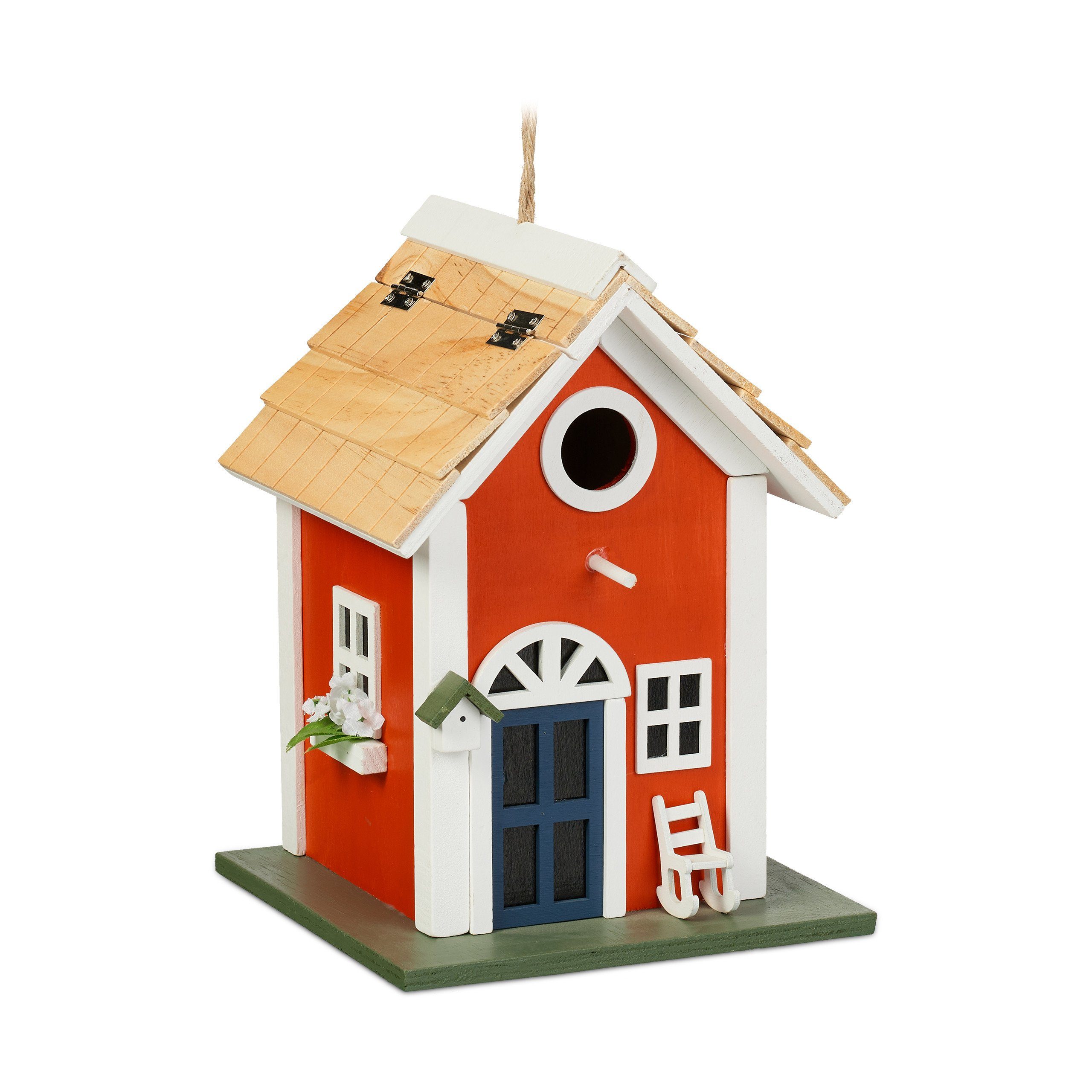 relaxdays Vogelhaus Deko Vogelhaus Landhausstil günstig online kaufen
