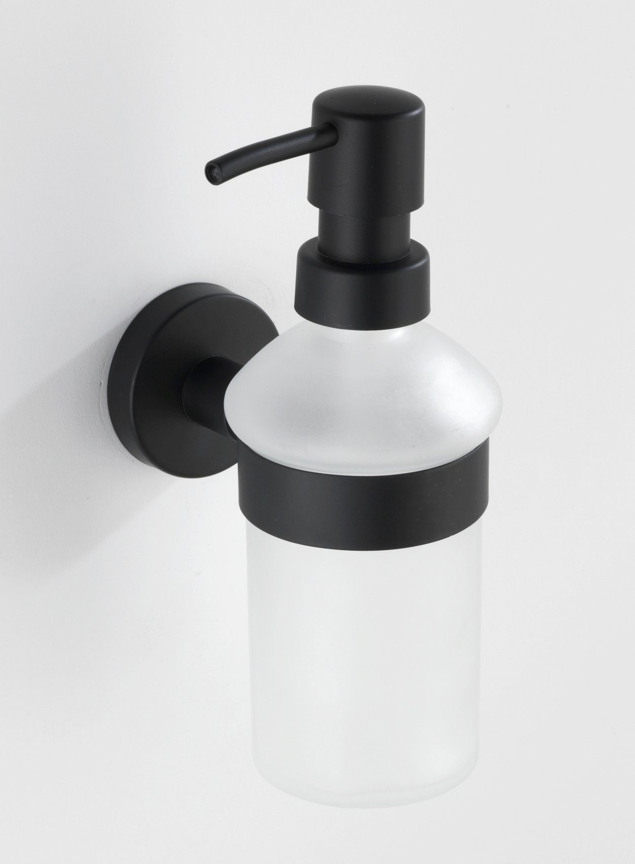 WENKO Seifenspender Bosio, Edelstahl rostfrei, ca. 200 ml Füllmenge