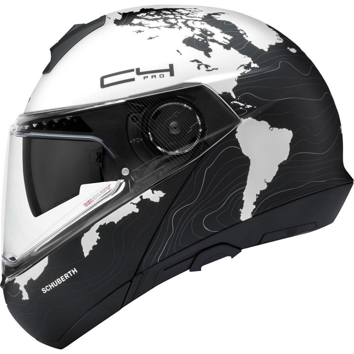 Schuberth Motorradhelm Schuberth C4 Pro Klapphelm Magnitudo White
