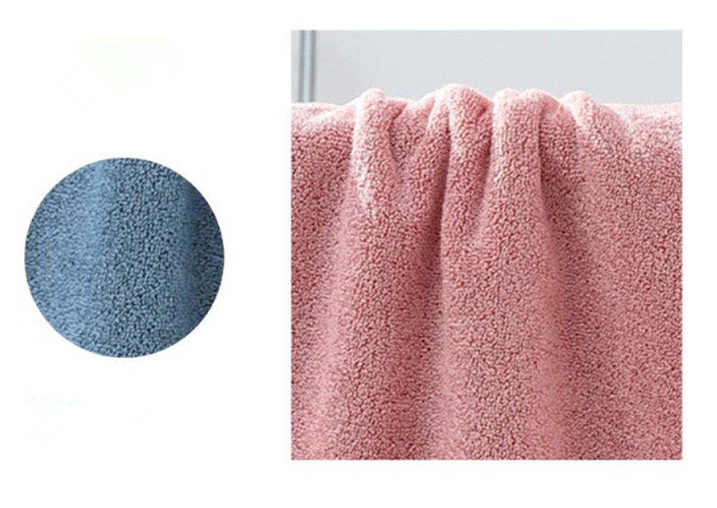 Set 3er Handtuch Handtuch Baumwolle XDeer 33*74cm, Handtücher, pink Frottee Set