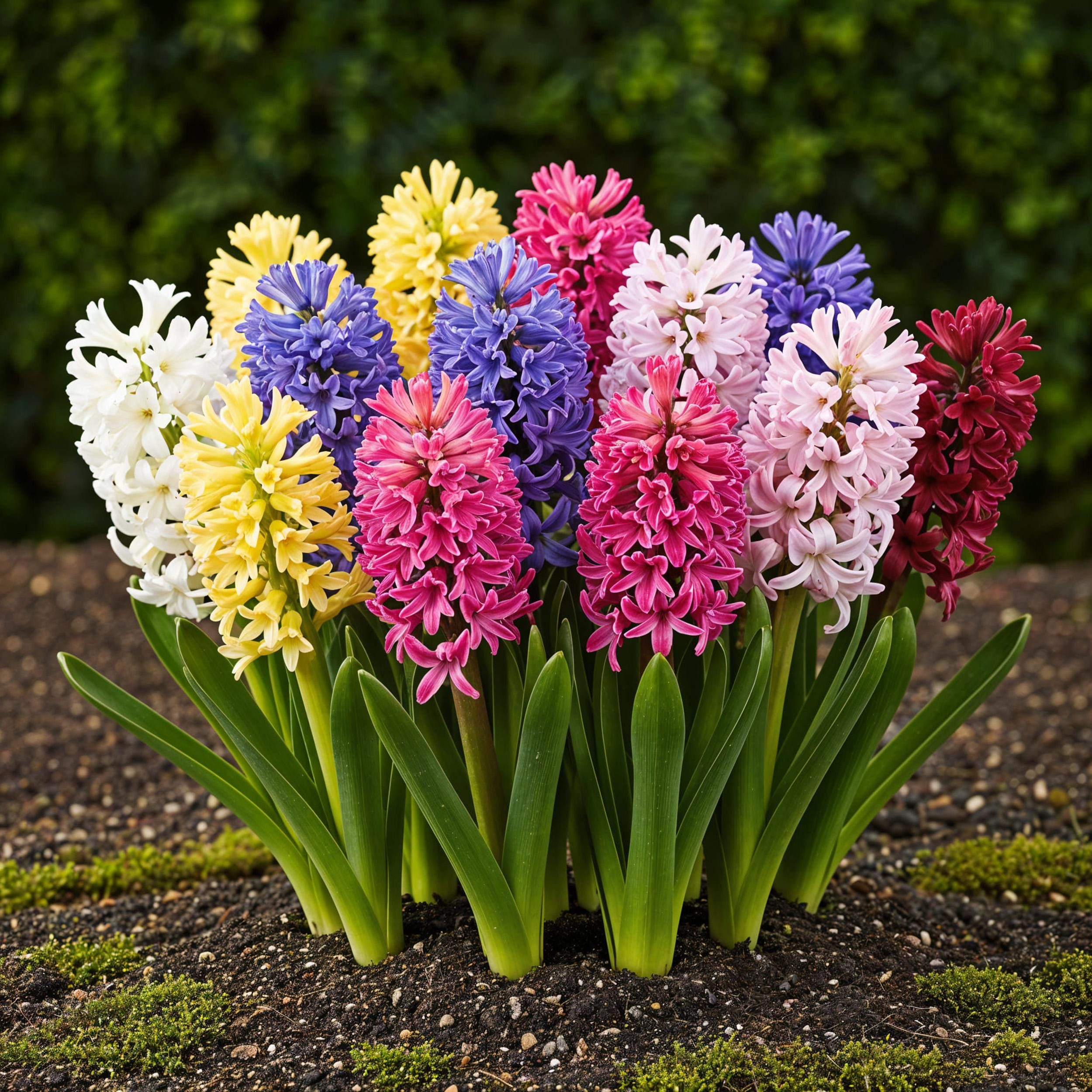 Exotenherz Blumenzwiebeln Exotenherz Blumenzwiebel - Hyazinthe Hyacinth Farb-Mix (10 Stück), (10-St)
