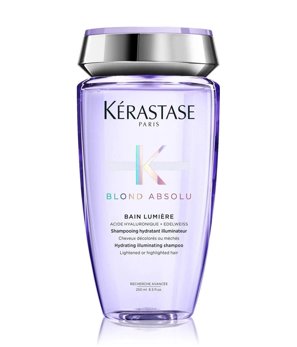 Kérastase Haarshampoo Kérastase Blond Absolu Bain Lumière Shampoo 250 ml – Feuchtigkeit & Gl, 1-tlg., Reduziert Haarbruch sichtbar bereits nach wenigen Anwendungen