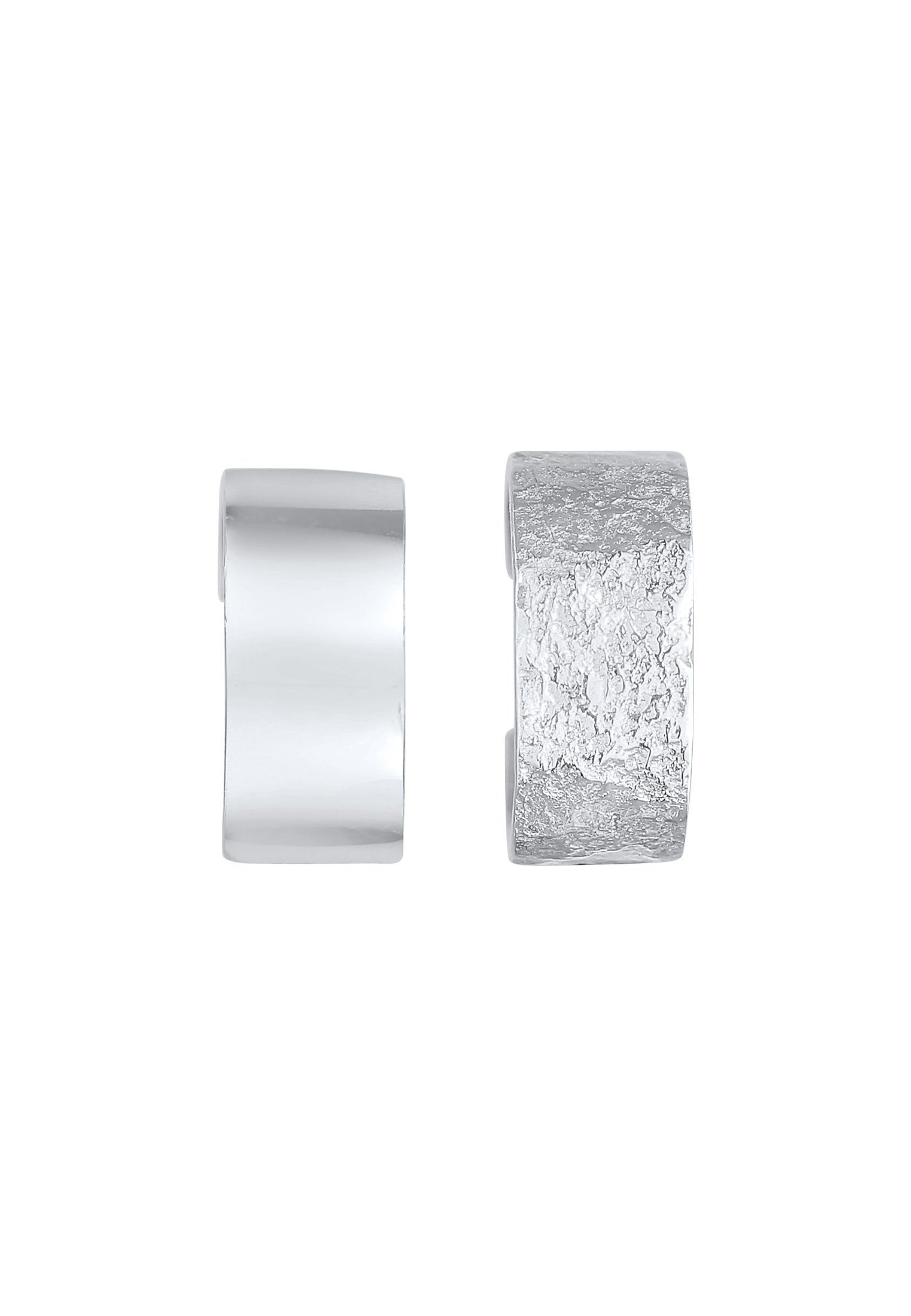 Elli Ohrklemmen-Set Earcuff Breit Basic Gehämmert günstig online kaufen