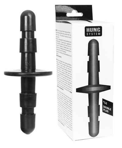 HUNG SYSTEM Dildo HUNG SYSTEM Double Insert/Double Plug black, Toys für Alle,Hung System,HUNG SYSTEM,Import-ST Rubber,women,men,HU