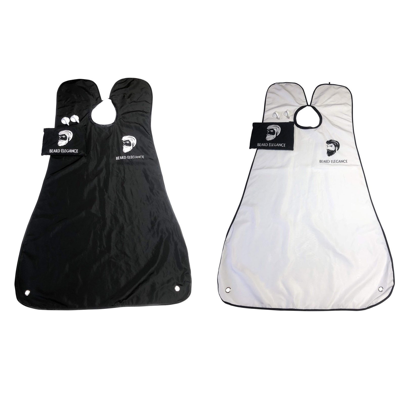 HAC24 Umhängeschürze Bartschürze Bart Auffangtuch Rasierschürze Schürze, (2 günstig online kaufen