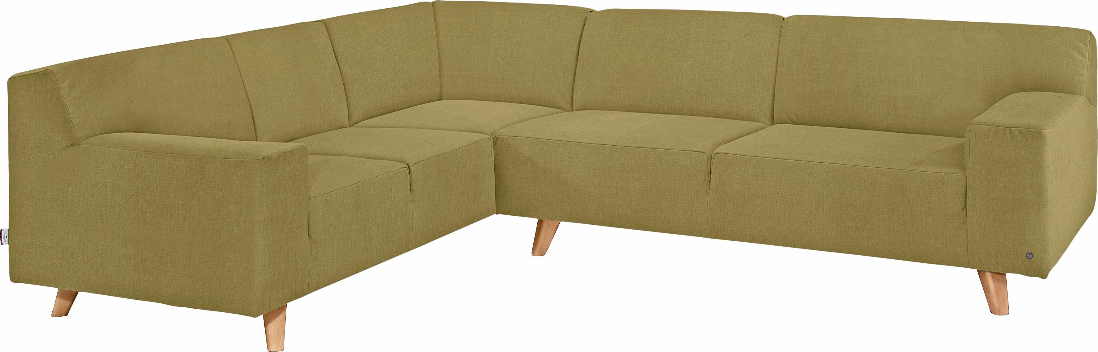 natur Ecksofa Füße Retrolook, HOME TOM Buche im NORDIC PURE, TAILOR