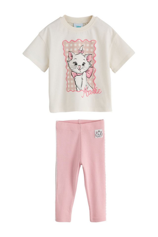 Next Shirt & Leggings Kurzarm-T-Shirt und Leggings, Disney Aristocats (2-tlg)