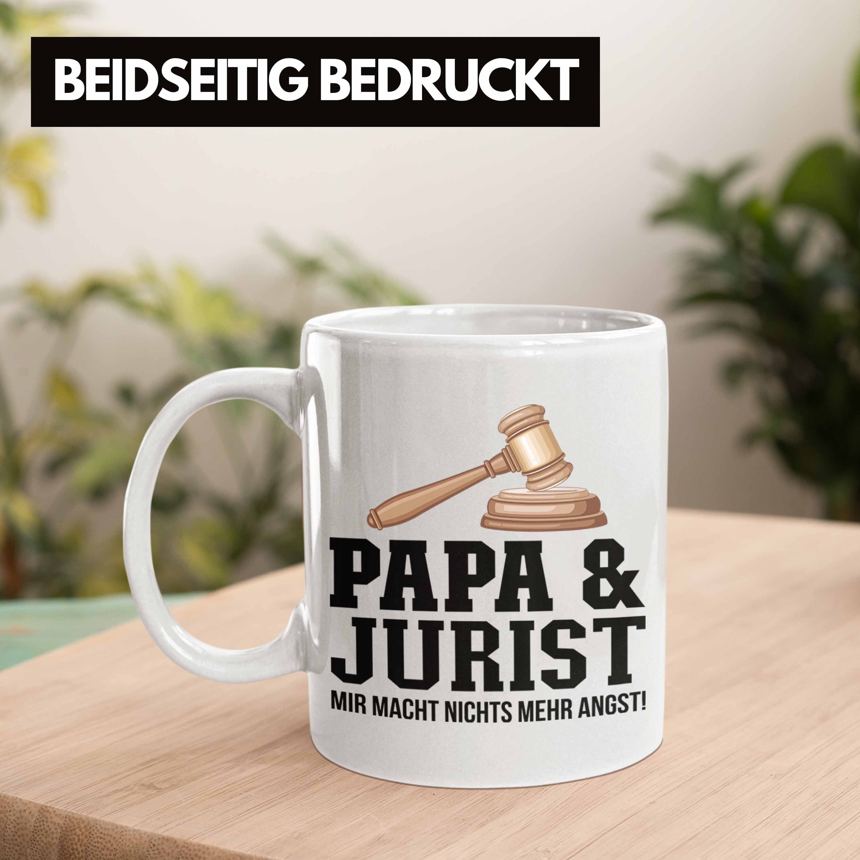 - Papa Tasse Weiss Jurist Geschenkidee Tasse Vater Trendation Juriste und Trendation Jura für
