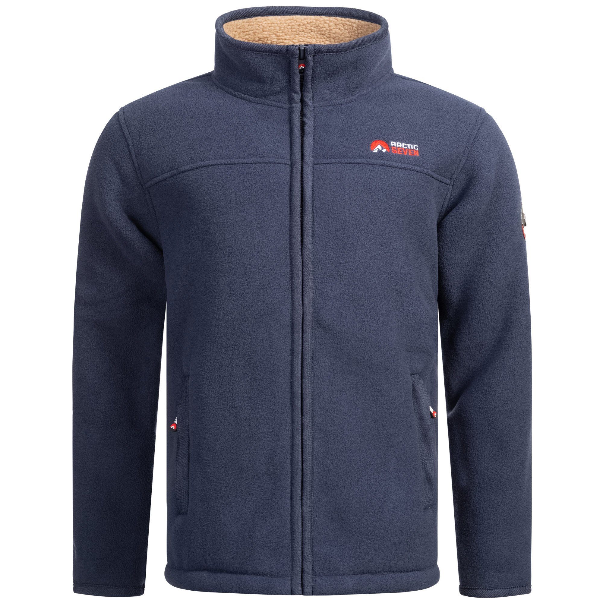 Arctic Seven Fleecejacke ASZeroo mit hoch schließendem Stehkragen – Bild 2 von 5