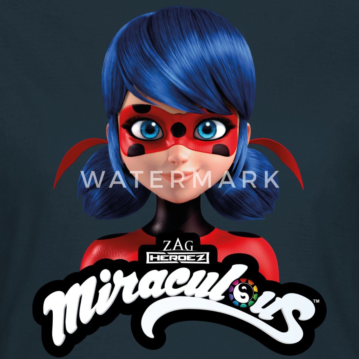 Spreadshirt T-Shirt Miraculous Ladybug Mit Logo günstig online kaufen