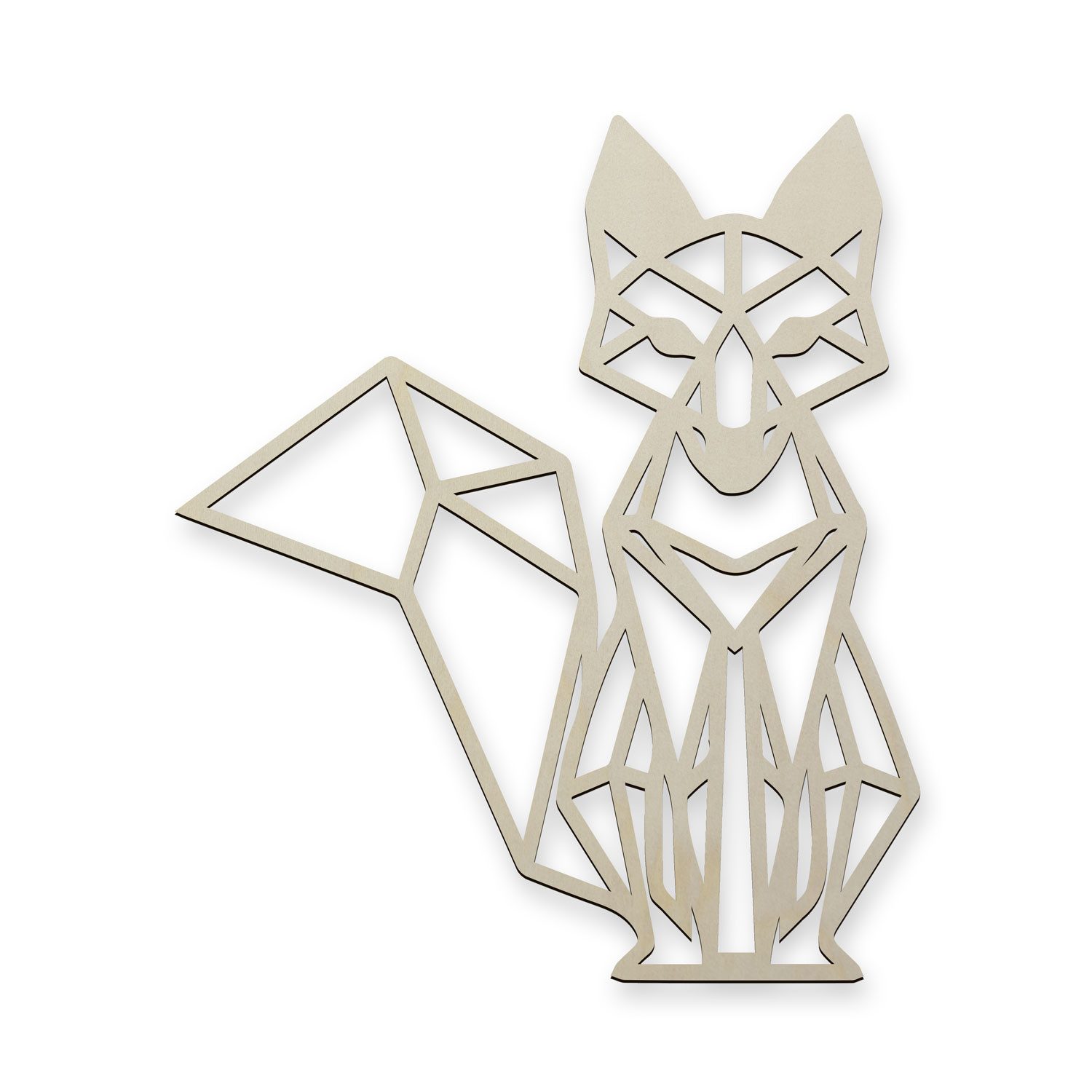 Namofactur Wanddekoobjekt Wandtattoo Fuchs Geometrisch, Wanddeko günstig online kaufen