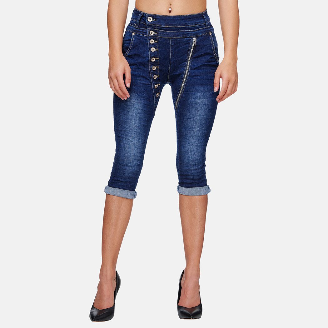 Elara Caprihose Elara Damen 3/4 Jeans günstig online kaufen