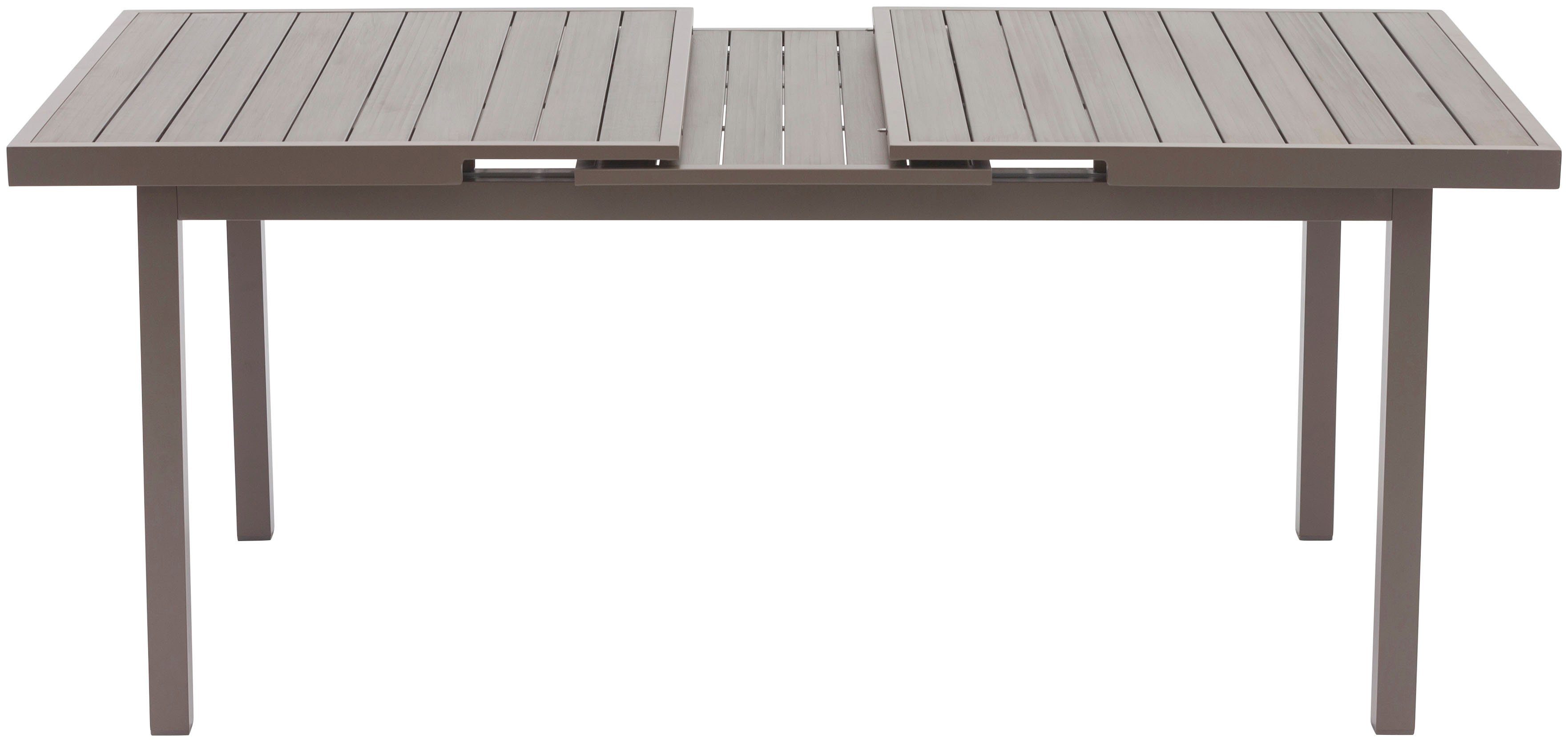 Destiny Esstisch IMOLA, (165/ 215x75x100cm) Aluminium, Polywood