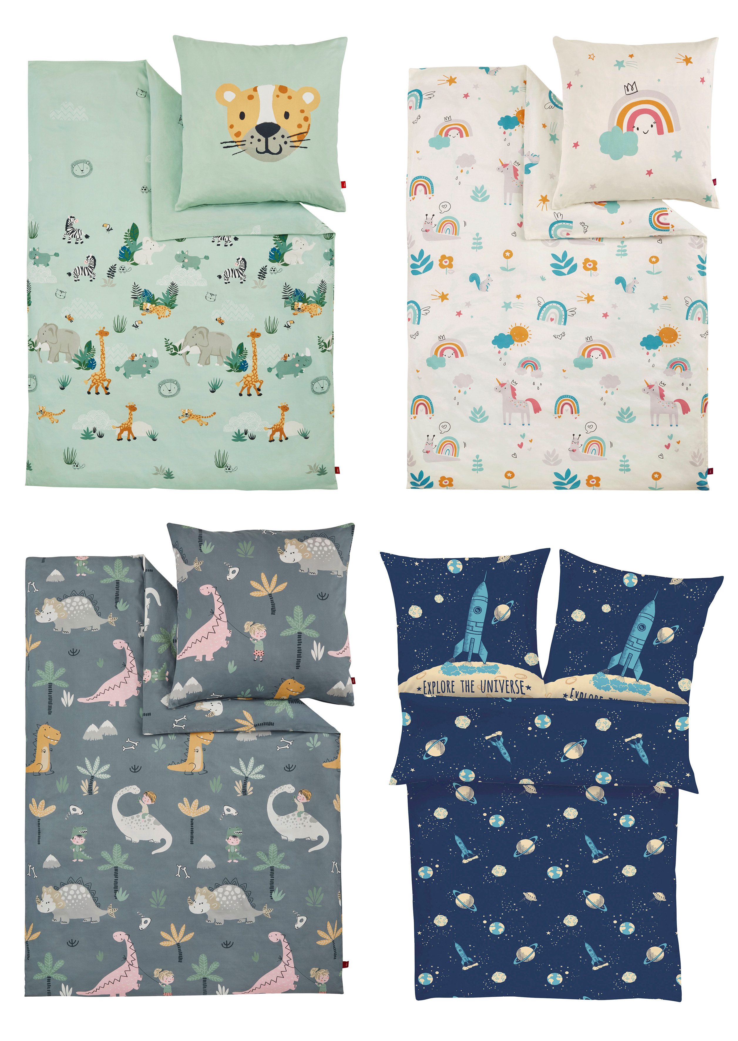 s.Oliver Kinderbettwäsche Satinbettwäsche s.Oliver Junior, Mako-Satin, in v günstig online kaufen