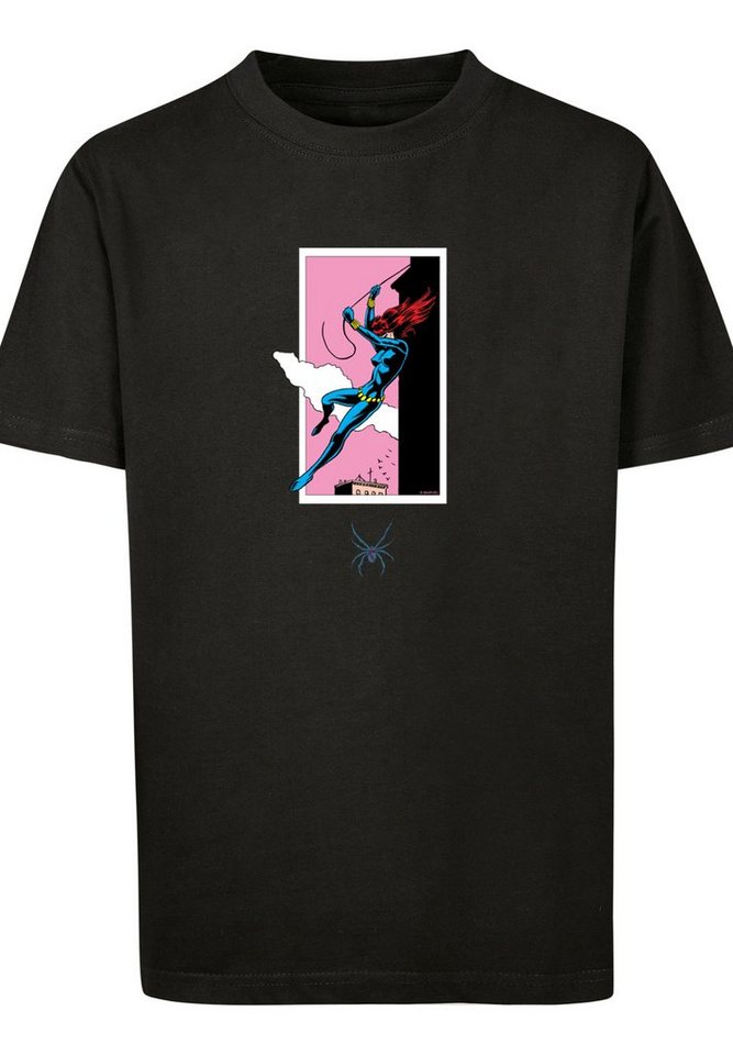 F4NT4STIC Kurzarmshirt Kinder Marvel Comics Black Widow Roof Jump with Kids  Basic Tee (1-tlg)