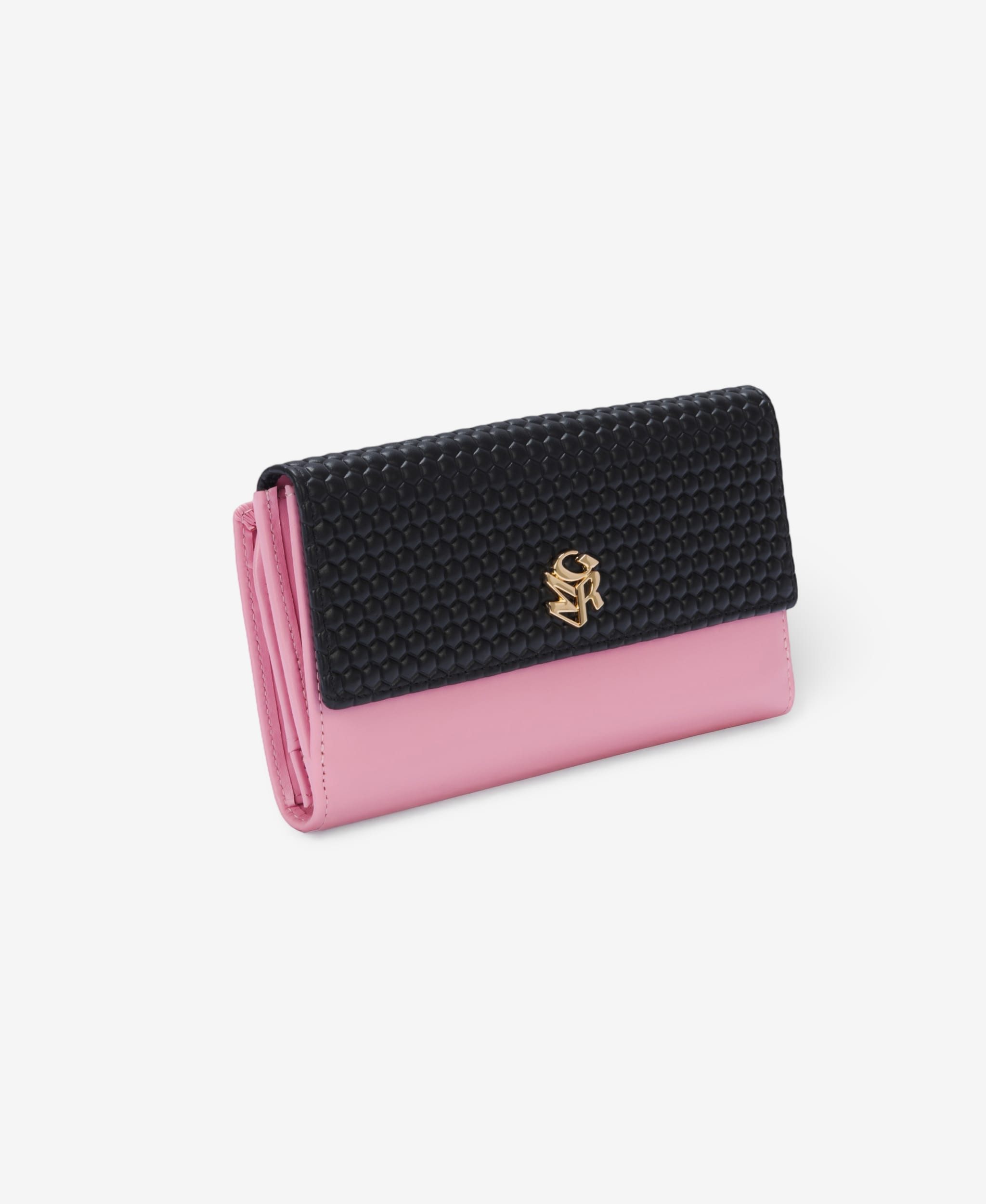 GLAMIRA Clutch Loravelle Rosa Portemonnaie (1-tlg), echt Leder, mit Druckknopfverschluss