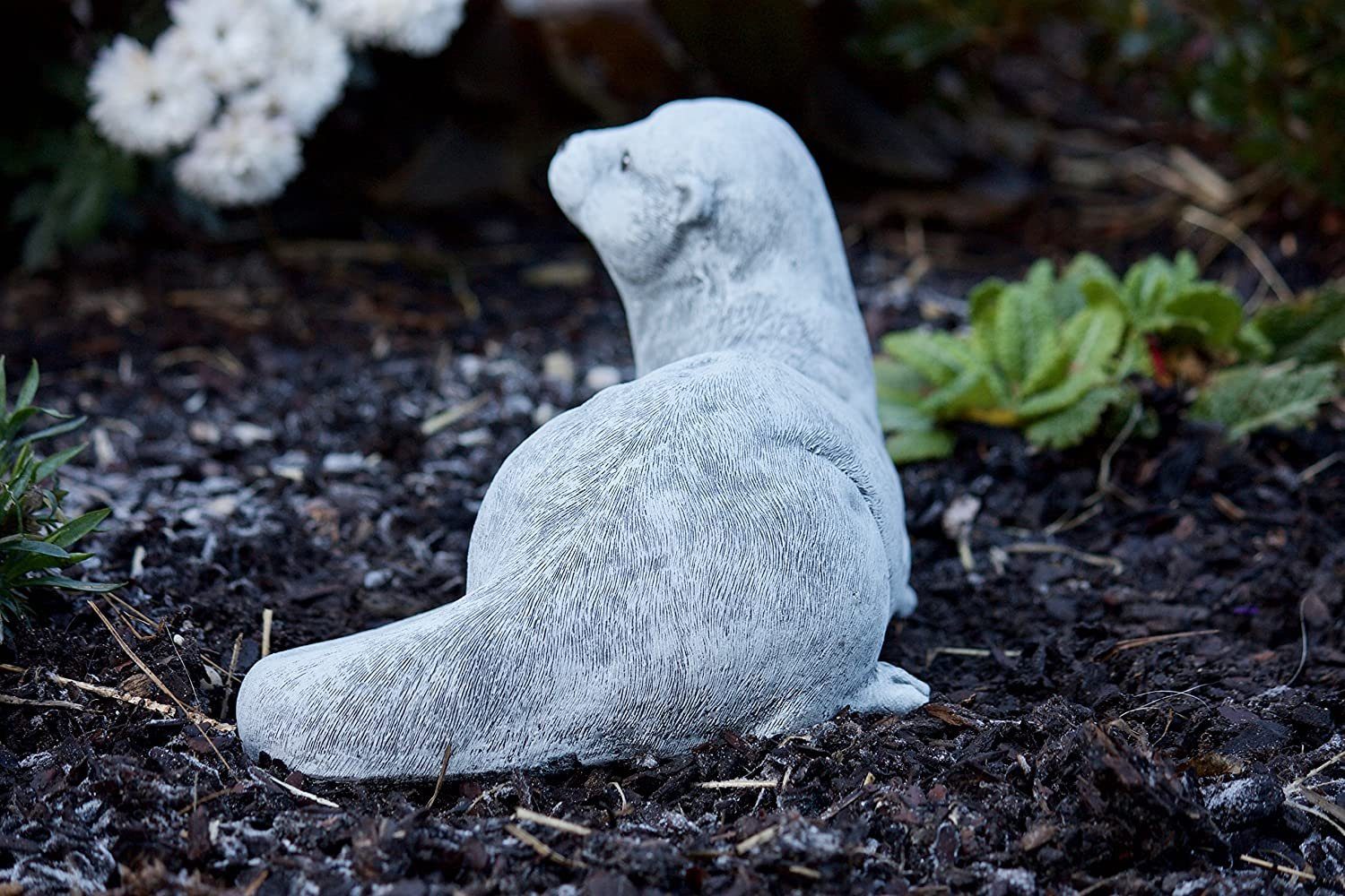 Stone and Style Gartenfigur Frostfeste Steinfigur Otter – Bild 5 von 5