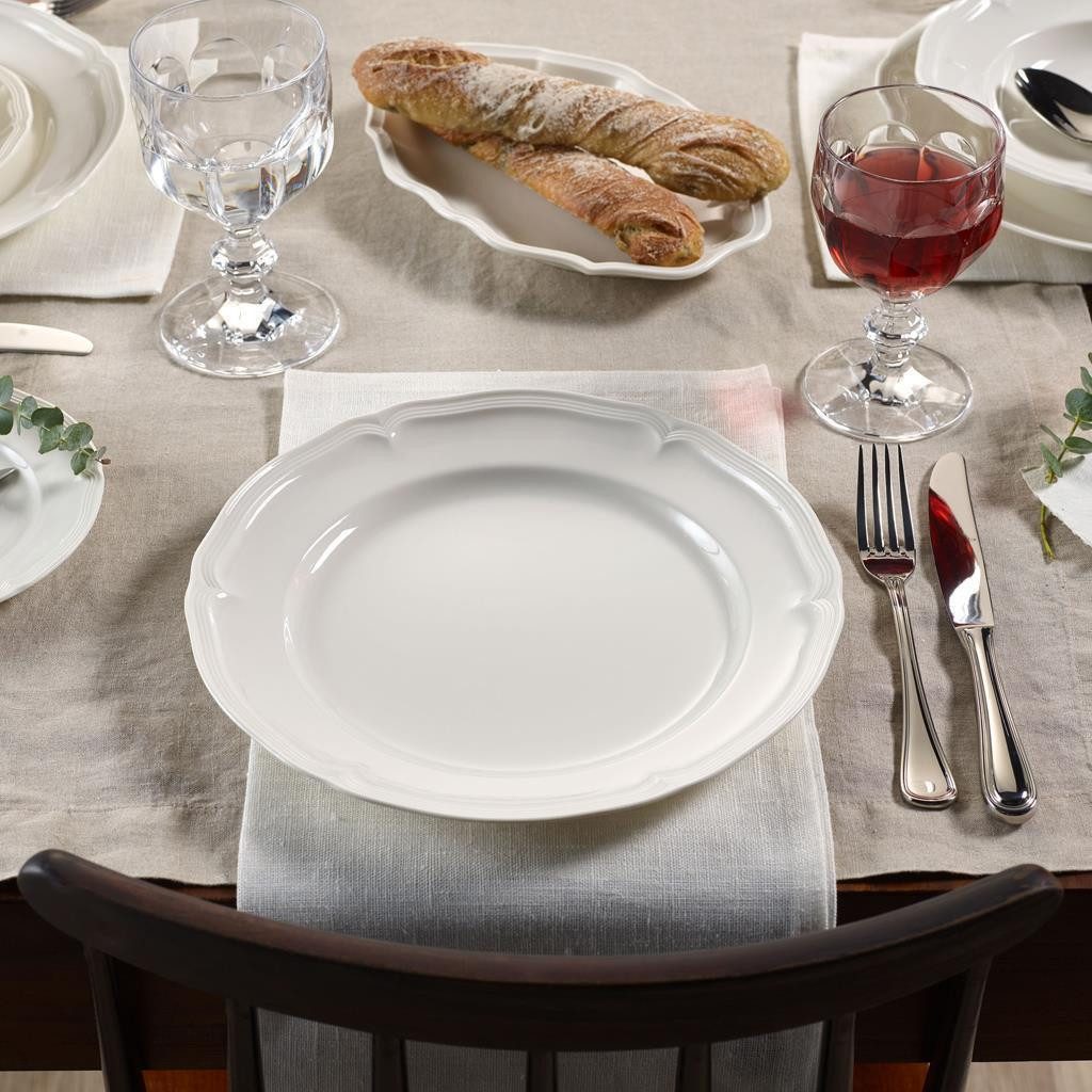 Villeroy & Boch Speiseteller Manoir Speiseteller ø 26,7 cm 6er Set, (6 St)