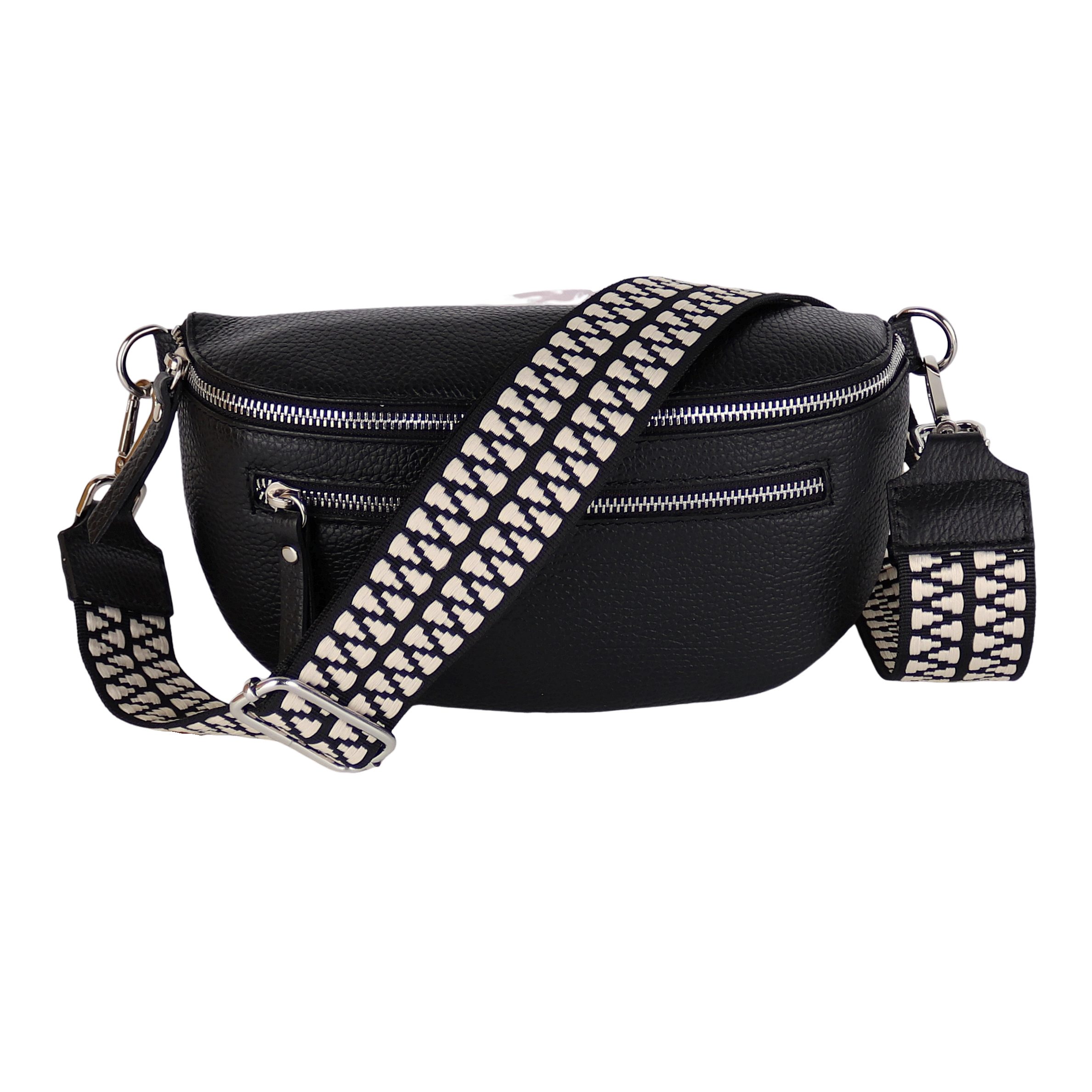 MIRROSI Bauchtasche Damen, Echtleder, Leder, Made in Italy, Umhängetasche, günstig online kaufen