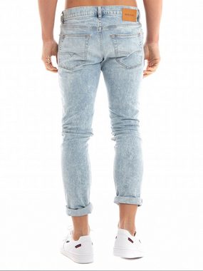 Diesel Slim-fit-Jeans Hellblaue Low Waist Stretch Hose - D-Luster 0GDAM