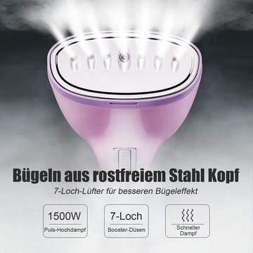 Vicbuy Dampfbürste, 1500 W, Dampfglätter 350ml Reisebügeleisen Haushalt