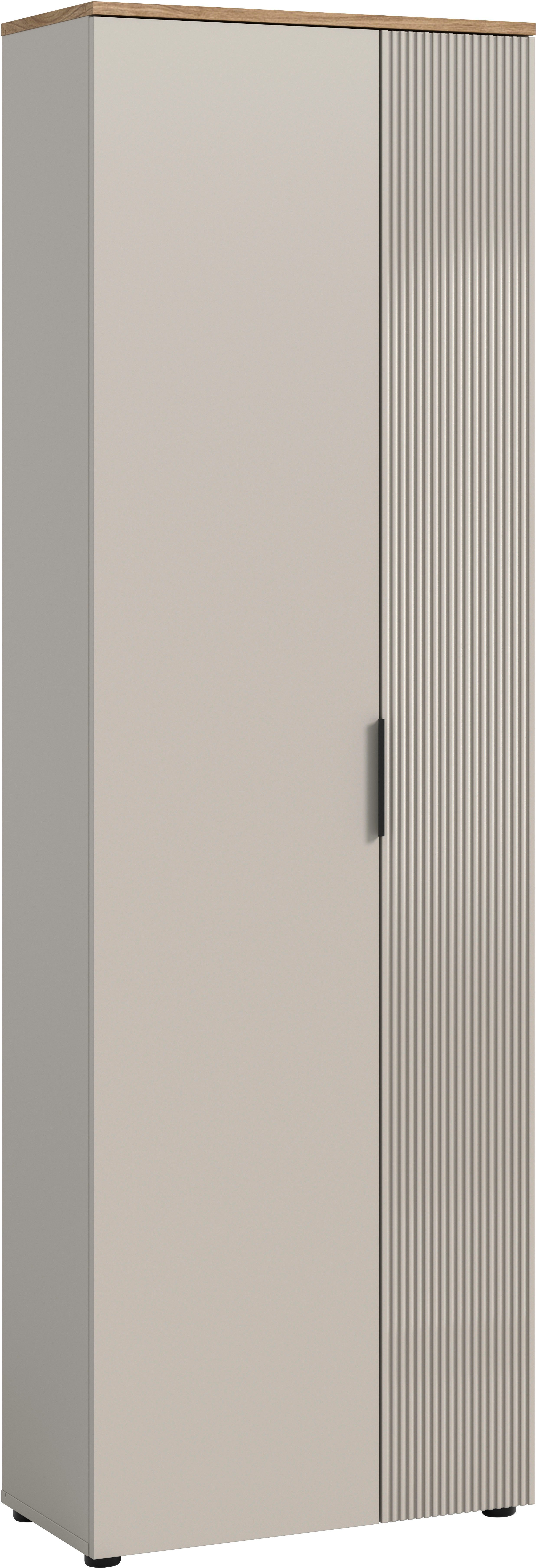 Home affaire Garderobenschrank EDIL, Höhe 190cm, 2 Türen, 5 Böden, 6 Fächer günstig online kaufen