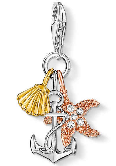 THOMAS SABO Charm-Einhänger Sommer/ Strand, 0919-425-14, mit Zirkonia (synth)