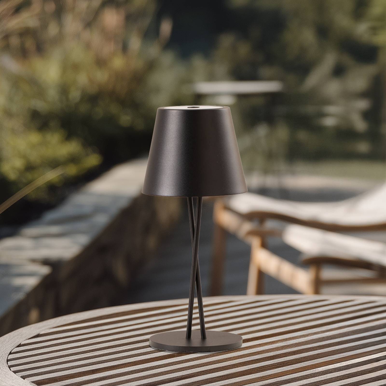 Lindby Außen-Tischleuchte Janea, Enthalten, 1 x 3,5 W LED, warmweiß