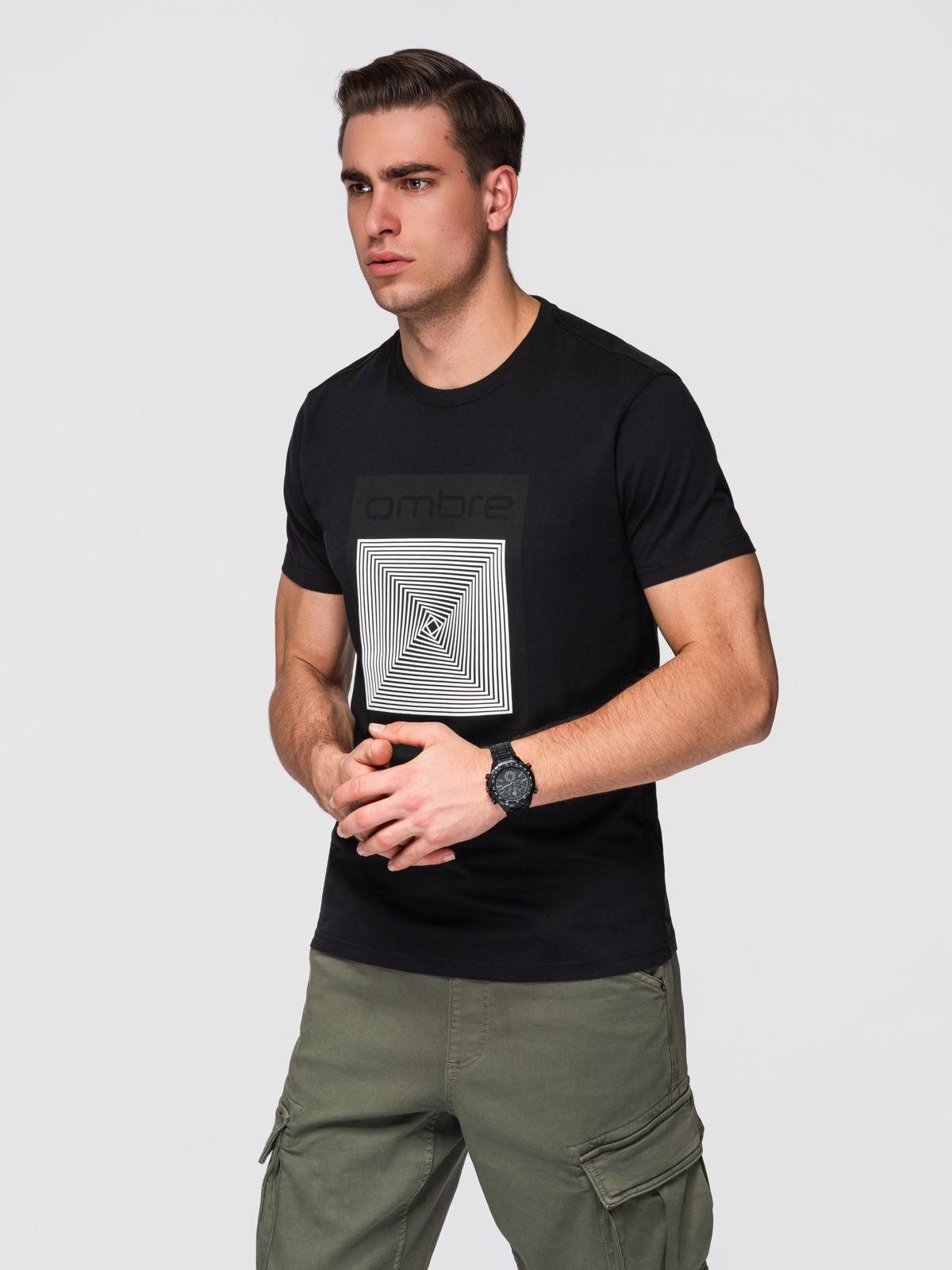 OMBRE Print-Shirt Herren-T-Shirt aus der Ombre-Linie